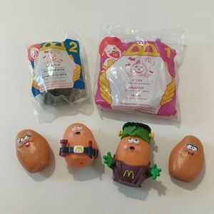 Vintage McDonald's nuggets toys 1988 1992 1996 spider rock star ha…